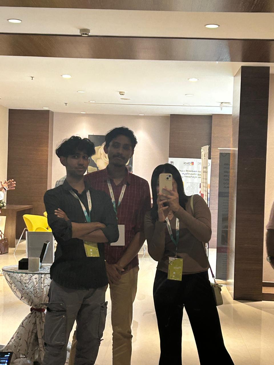 Informal mirror selfie